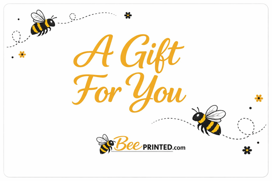 Bee Printed Gift Card